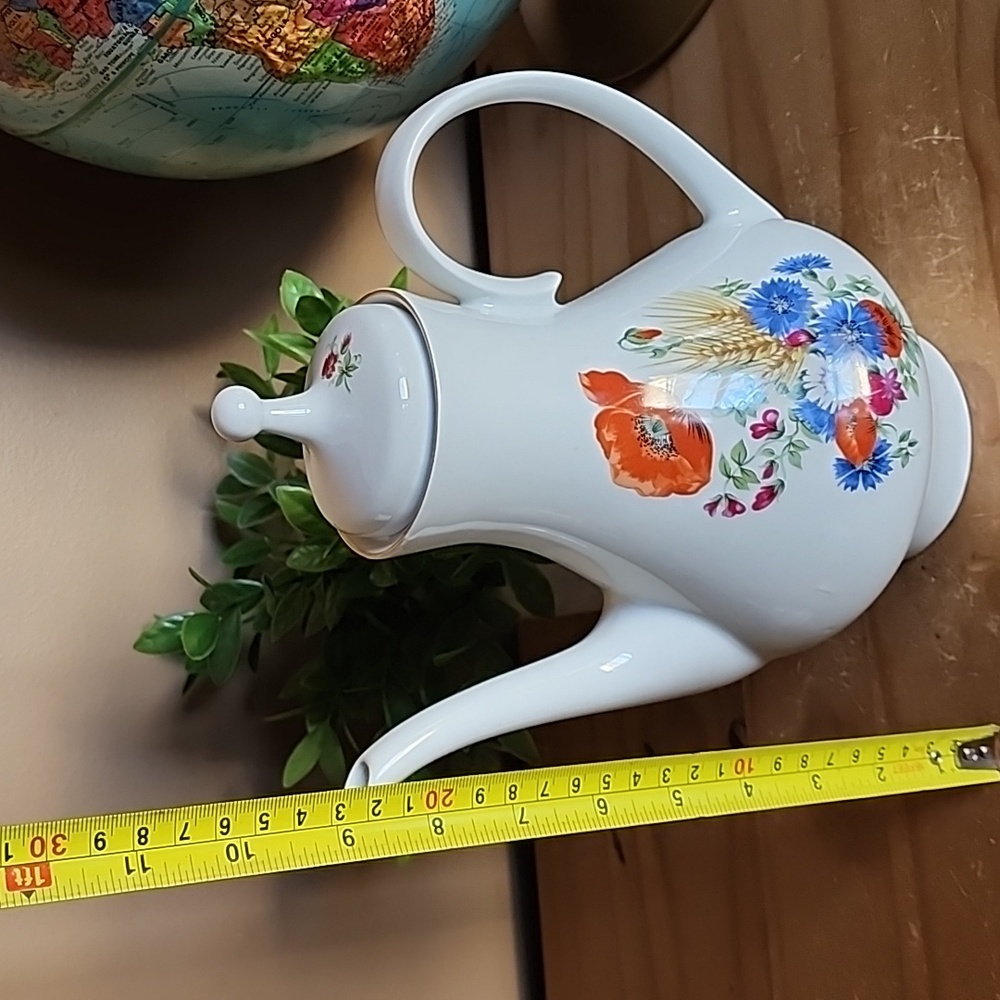 Vintage KAHLA Floral Porcelain Coffee Set - Picture 9 of 16